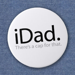 iDad 6 Cm Round Badge