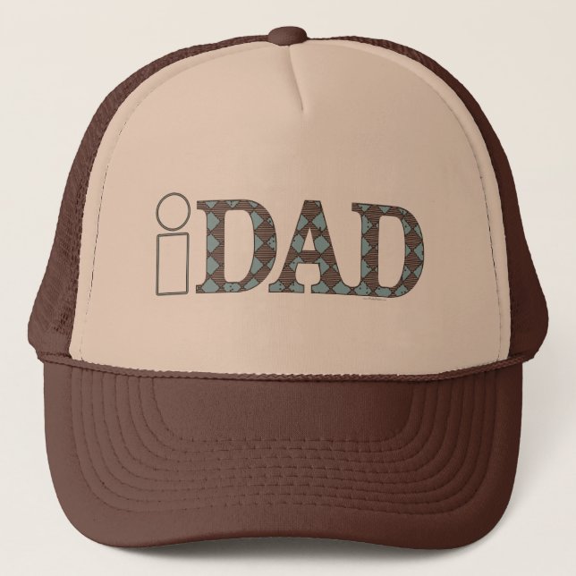 iDad Father's Day Gift Ideas Trucker Hat (Front)