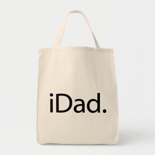 iDad. Logo (i Dad) Tote Bag (Front)