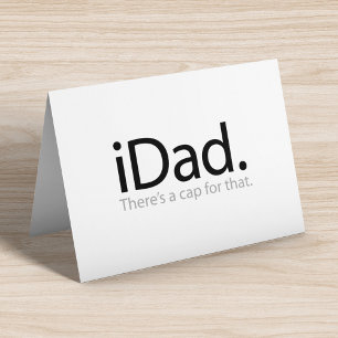 iDad - There's a Cap For That (i Dad) Holiday Card