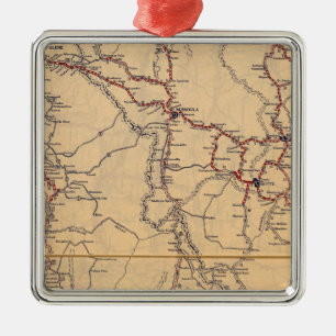 Idaho 2 metal ornament