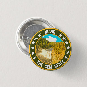 Idaho 3 Cm Round Badge
