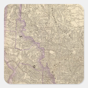 Idaho 3 square sticker