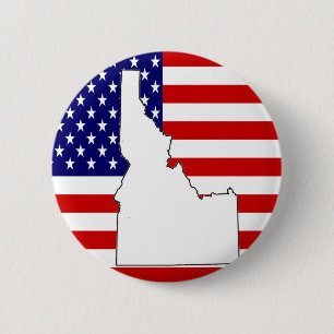 IDAHO 6 CM ROUND BADGE
