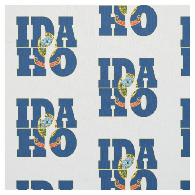 Idaho American state flag Fabric (Swatch)