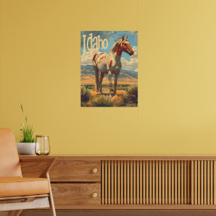 Idaho Appaloosa Horse Poster