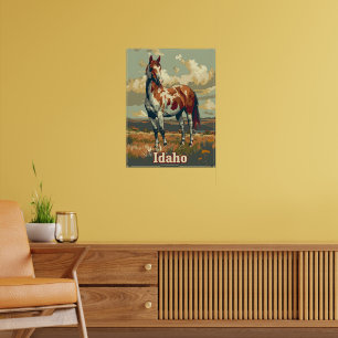 Idaho Appaloosa Horse Poster