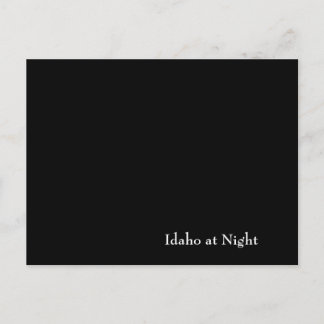 Idaho at Night Postcard