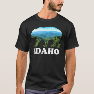Idaho Bear Vintage Retro Mountains Hunting Camping T-Shirt