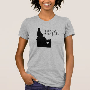 Idaho Born and Raised State Tee