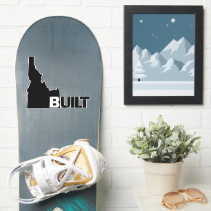 Idaho Built Black Vinyl Decal