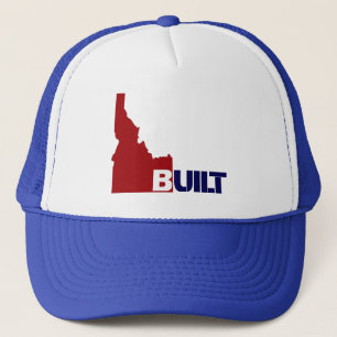 Idaho Built Centre (Red White & Blue) Trucker Hat