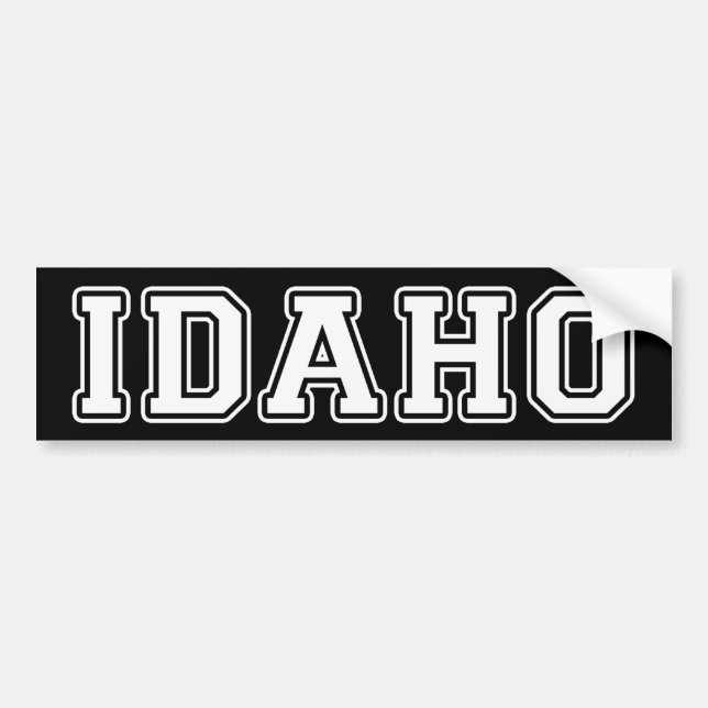 Idaho Bumper Sticker (Front)