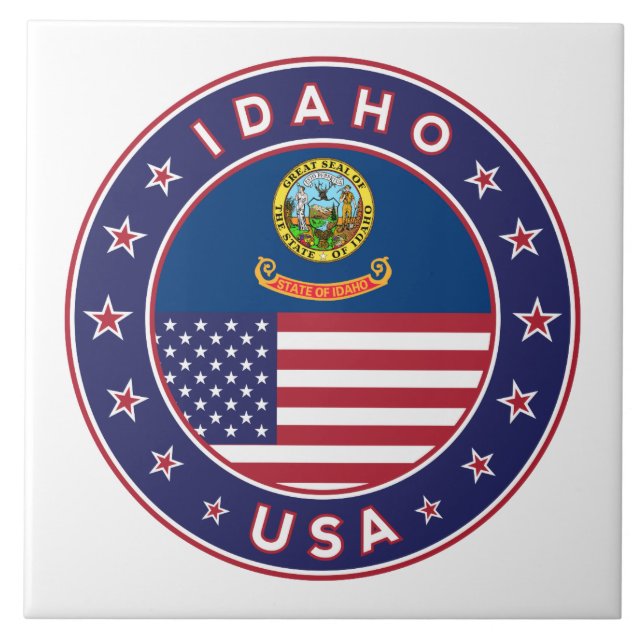 Idaho Ceramic Tile (Front)