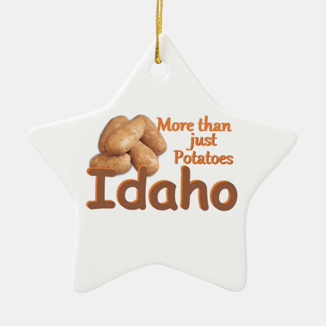 IDAHO CERAMIC TREE DECORATION (Front)