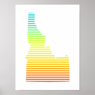 idaho chill fade poster