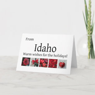 Idaho   Christmas Card, state specific Holiday Card