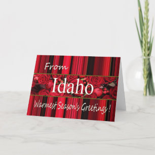 Idaho   Christmas Card, state specific Holiday Card