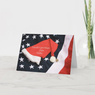 Idaho   Christmas Card, state specific Holiday Card