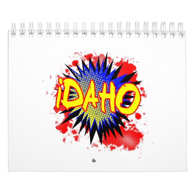 Idaho Comic Exclamation Calendar (Cover)