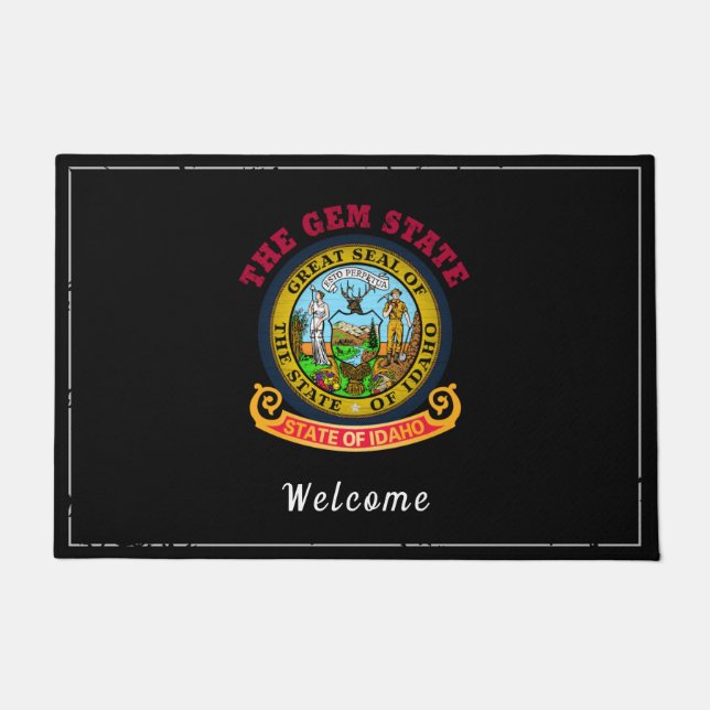 IDAHO CROSSROADS STATE FLAG DOORMAT (Front)