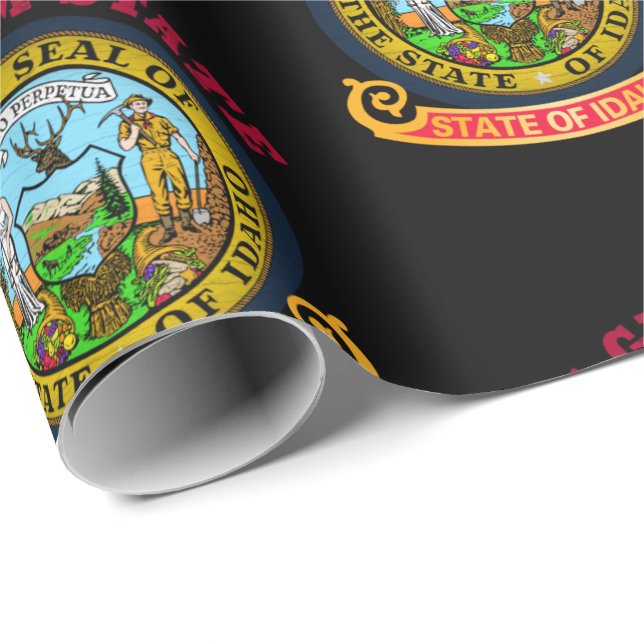 IDAHO CROSSROADS STATE FLAG WRAPPING PAPER (Roll Corner)