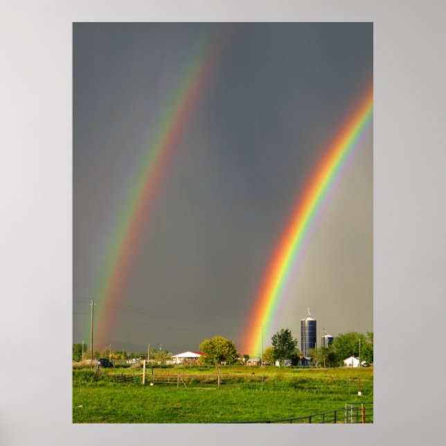 Idaho Double Rainbow Poster (Front)