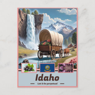 Idaho Elegance: Surreal Showcase Postcard