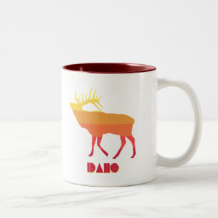 Idaho Elk Two-Tone Coffee Mug