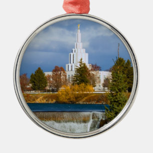 Idaho Falls Temple Metal Ornament