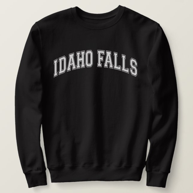 IDAHO FALLS University-Style America College Sweatshirt (Design Front)