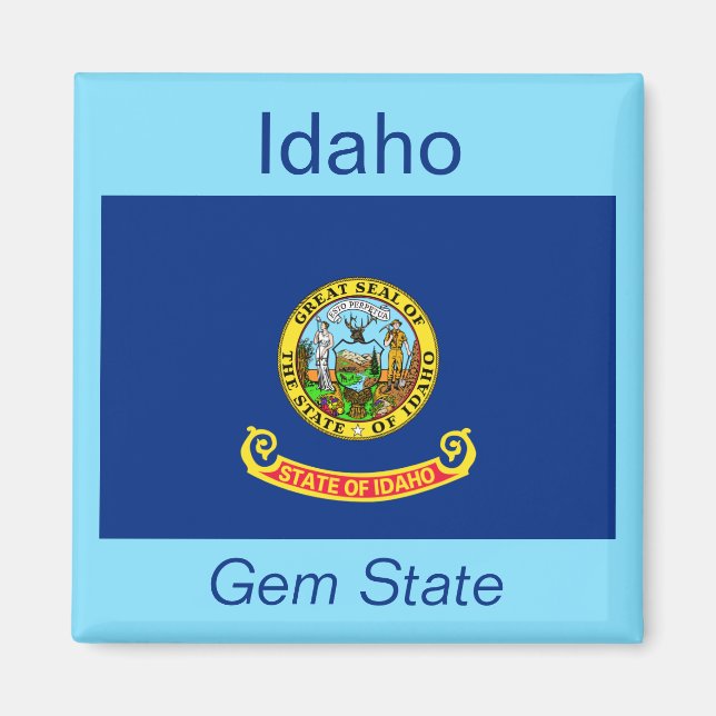 Idaho Flag Magnet (Front)