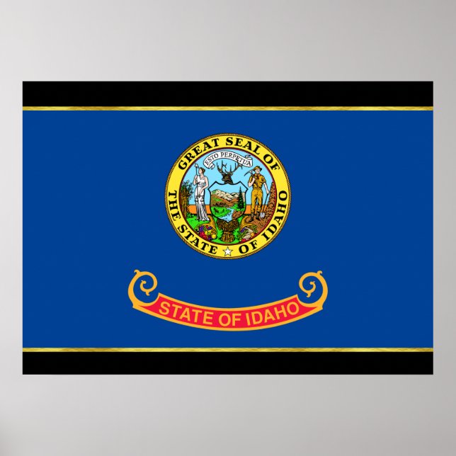 Idaho flag poster (Front)