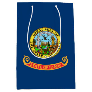 Idaho Flag: the Gem State, America Mountain West Medium Gift Bag