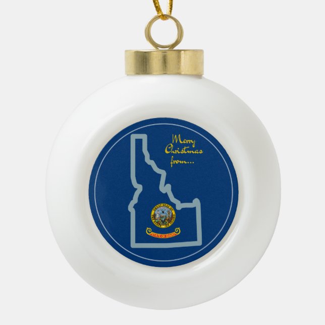 Idaho - "Gem State Greetings" Ornament (Front)