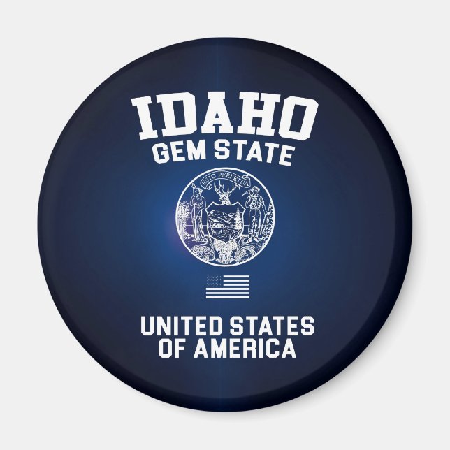 Idaho Gem State Magnet (Front)