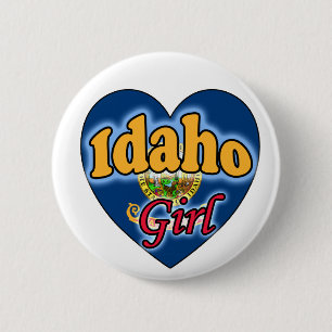 Idaho Girl 6 Cm Round Badge