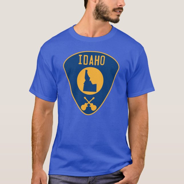 Idaho Guitar Pick Oversized T-Shirt (Front)
