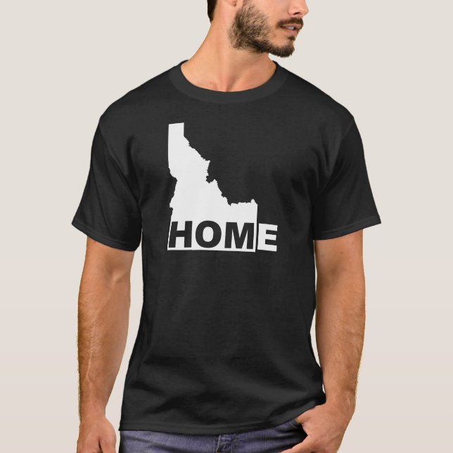 Idaho Home Away From State T-Shirt Tees (Front)
