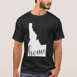 Idaho Home State Map T-Shirt