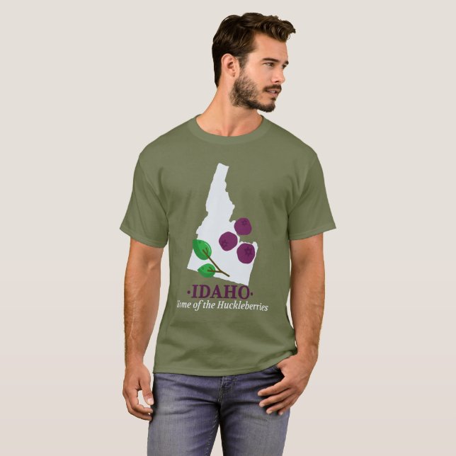 Idaho Huckleberries  T-Shirt (Front Full)