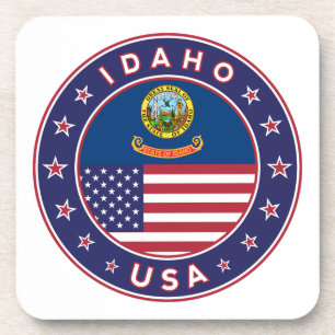 Idaho, Idaho USA, Idaho sticker Coaster