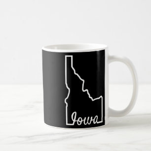 Idaho Iowa Funny Geography Mix Up Joke Idawa State Coffee Mug