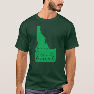 Idaho Is In My Heart Sticker T-Shirt