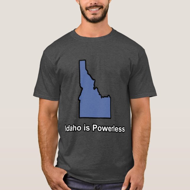 Idaho is Powerless Boxy T-Shirt (Front)