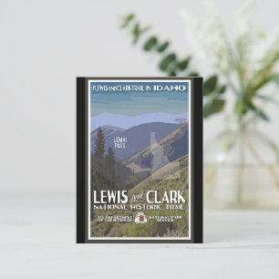 Idaho. Lewis & Clark Trail, Postcard
