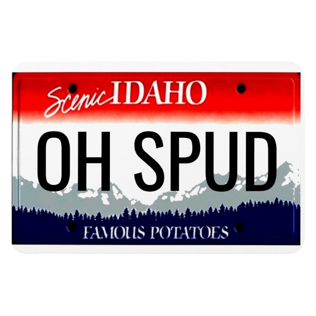 Idaho License Plate Flexible Magnet (Horizontal)