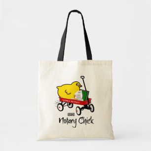 Idaho Mobile Notary Chick Red Wagon Tote Bag