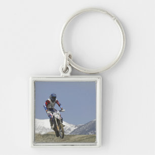 Idaho, Motocross Racing, Motorcycle Racing Key Ring