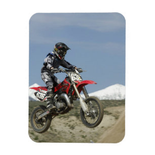 Idaho, Motocross Racing, Motorcycle Racing Magnet